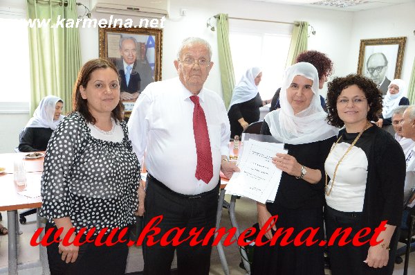 انهاء دورة الحاسوب للنساء ببيت الشهيد الدرزي 